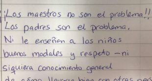 LOS MAESTROS NO SON EL PROBLEMA
